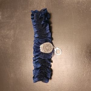 Blue‎ and black police garter